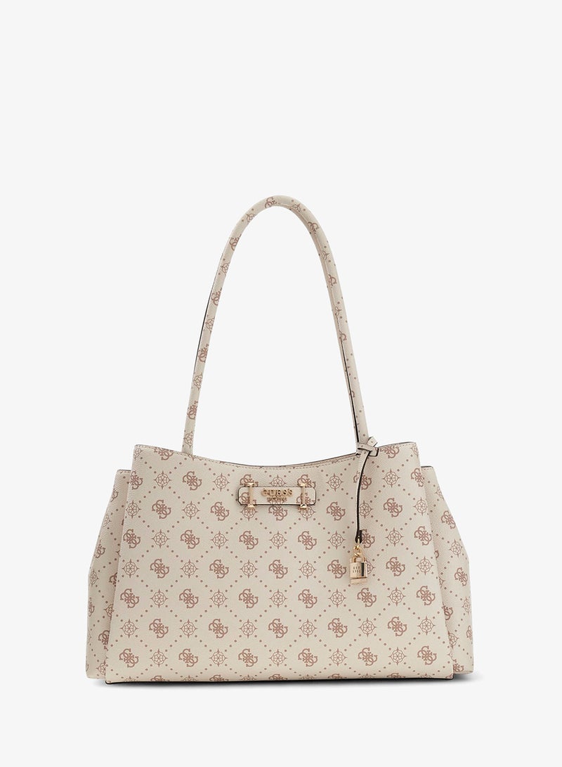 GUESS Carrie Logo  Tote Bag - Image 1